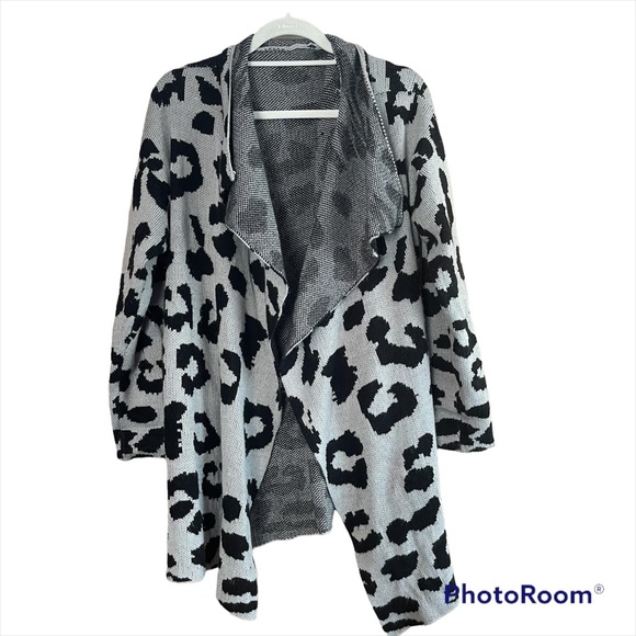 SHEIN Sweaters - Shein cheeta cardigan